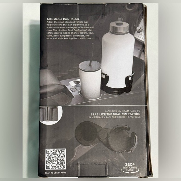 Dual CupStation Adjustable Cup
NWT
Holder - Black - Picture 2 of 5